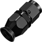 10AN PTFE Straight Black Hose End Fitting Adapter for PTFE Oil Fuel Line