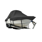 Fishing Boat Cover for Bayliner T18 (Black, Dry-Tech)