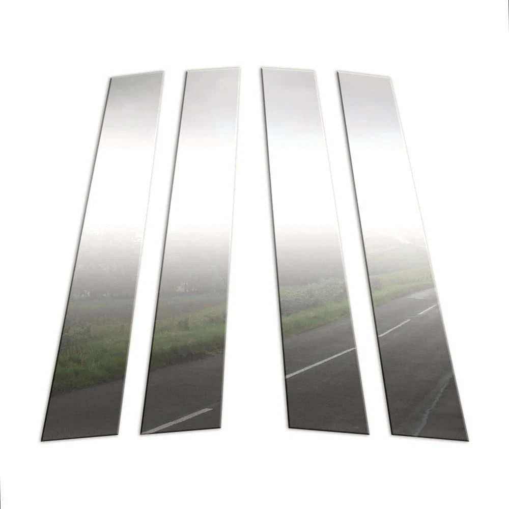 4Pc Chrome Pillar Post Covers Replacement for Mercedes GL (2007–2012)