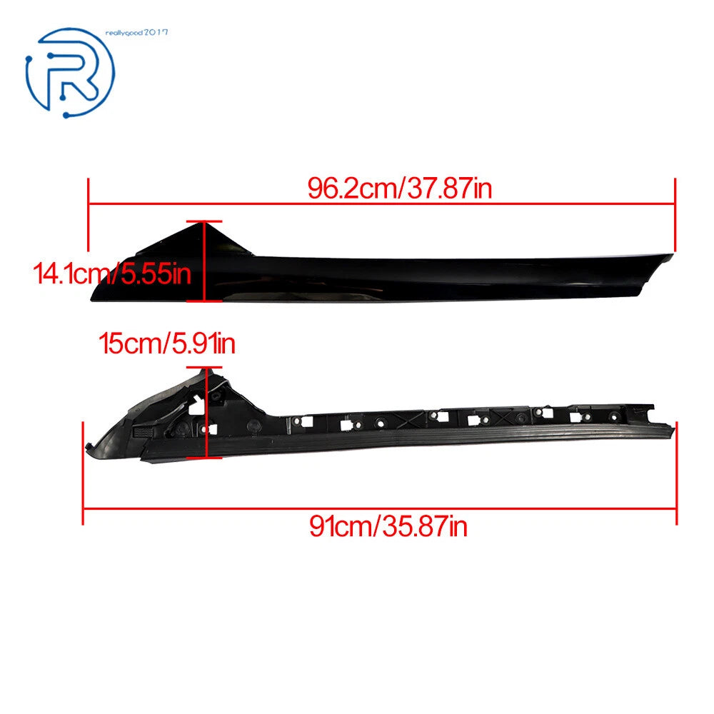 Pair Windshield A-Pillar Molding Trim for Ford Explorer (2011-2019)