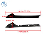 Pair Windshield A-Pillar Molding Trim for Ford Explorer (2011-2019)