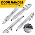 Set of 4 Chrome Door Handles for Hyundai Elantra (2011–2016)