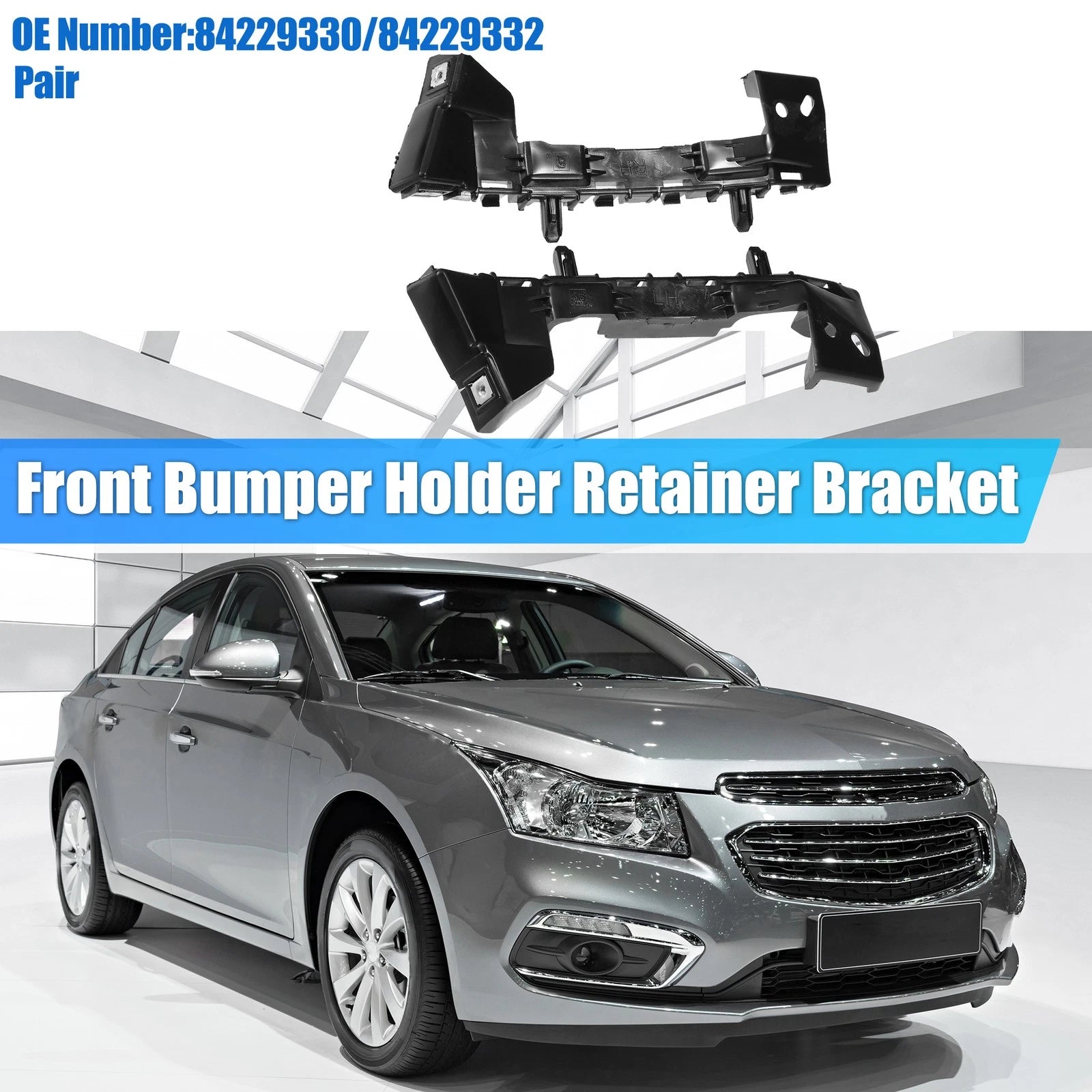 Pair Front Bumper Brackets for Chevrolet (No. 84229330/84229332)