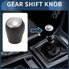 6 Speed Gear Shift Knob for Nissan Juke (2011–2013) Plastic Black Silver Tone