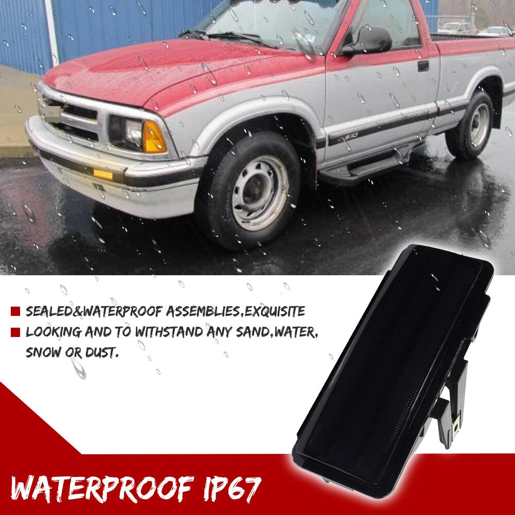 Smoke Switchback LED Front DRL Signal Lamp for Chevy S10 Blazer (1994–1997)