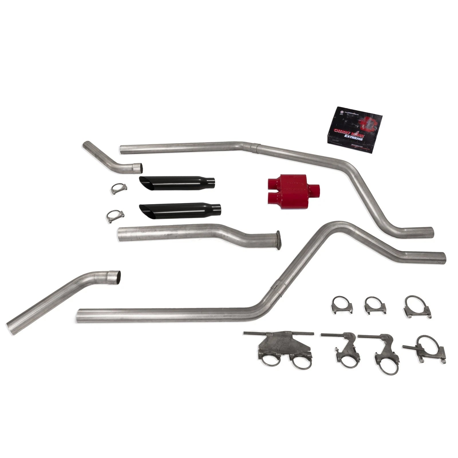 Dual Exhaust for Dodge Ram 1500 (2019–2025) Cherry Bomb Extreme Black
