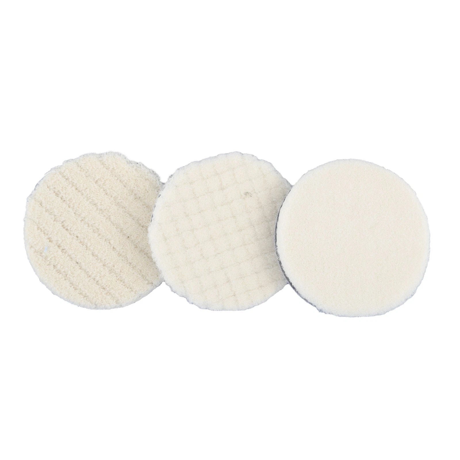 3pcs Buffing Wool Polishing Pads for Auto Car Detailing Waxing Polisher