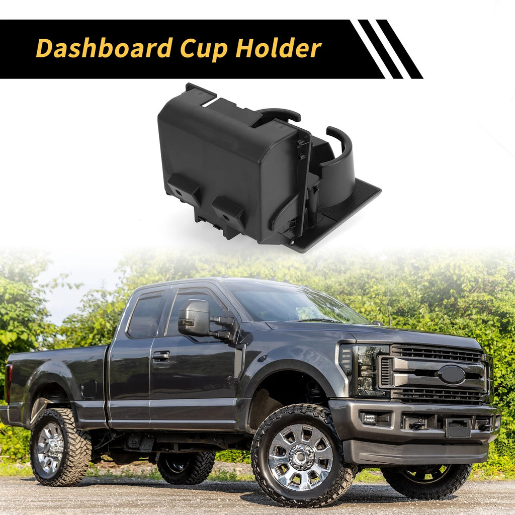 Cup Holder for Ford F-250 F-350 F-450 F-550 (2008–2016) Coin Holder Gray