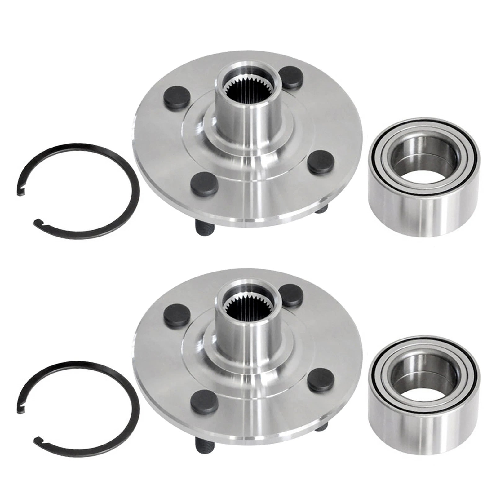 2pcs Front Wheel Bearing & Hub 518514 for Saturn SC1 SC2 SL SL2 SW1 SW2 (1991–2002)