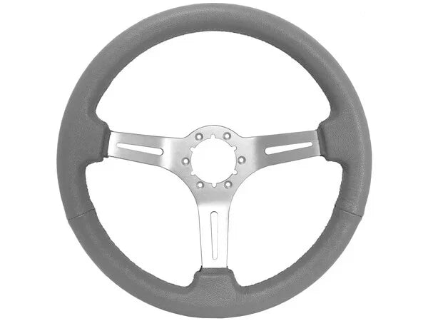 Steering Wheel Cover Leather Grip with Horn Button for 14 Inch Cars (2005–2025)