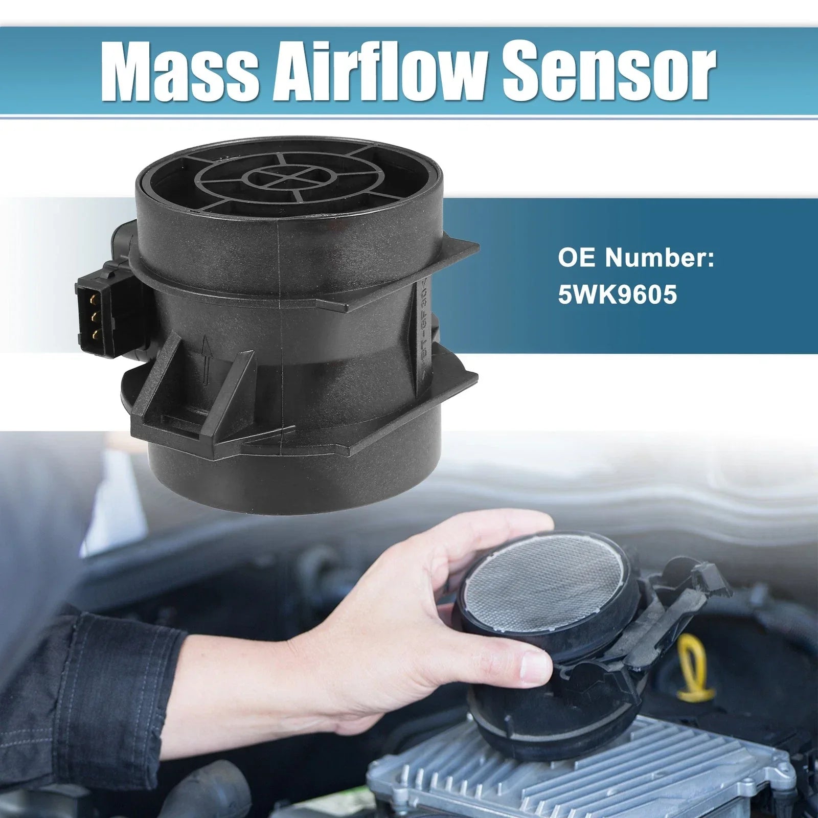 Mass Air Flow Sensor for BMW 323i 2.5L L6