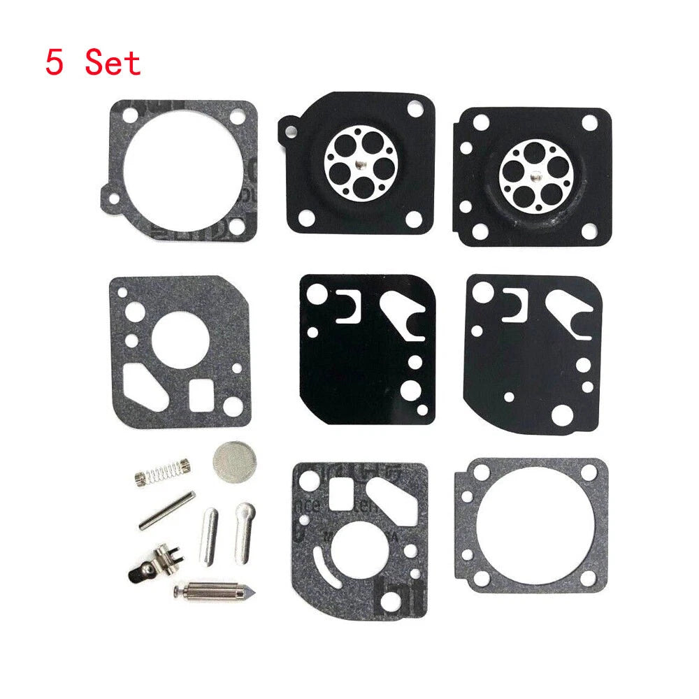 Set of 5 Carburetor Diaphragm Kit for Homelite IDC Ryobi ZAMA C1U