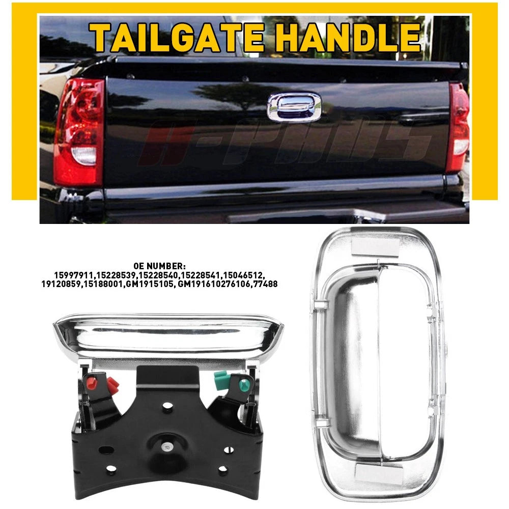 Tailgate Handle for GMC Sierra, Chevy Silverado (1999–2007 Classic)