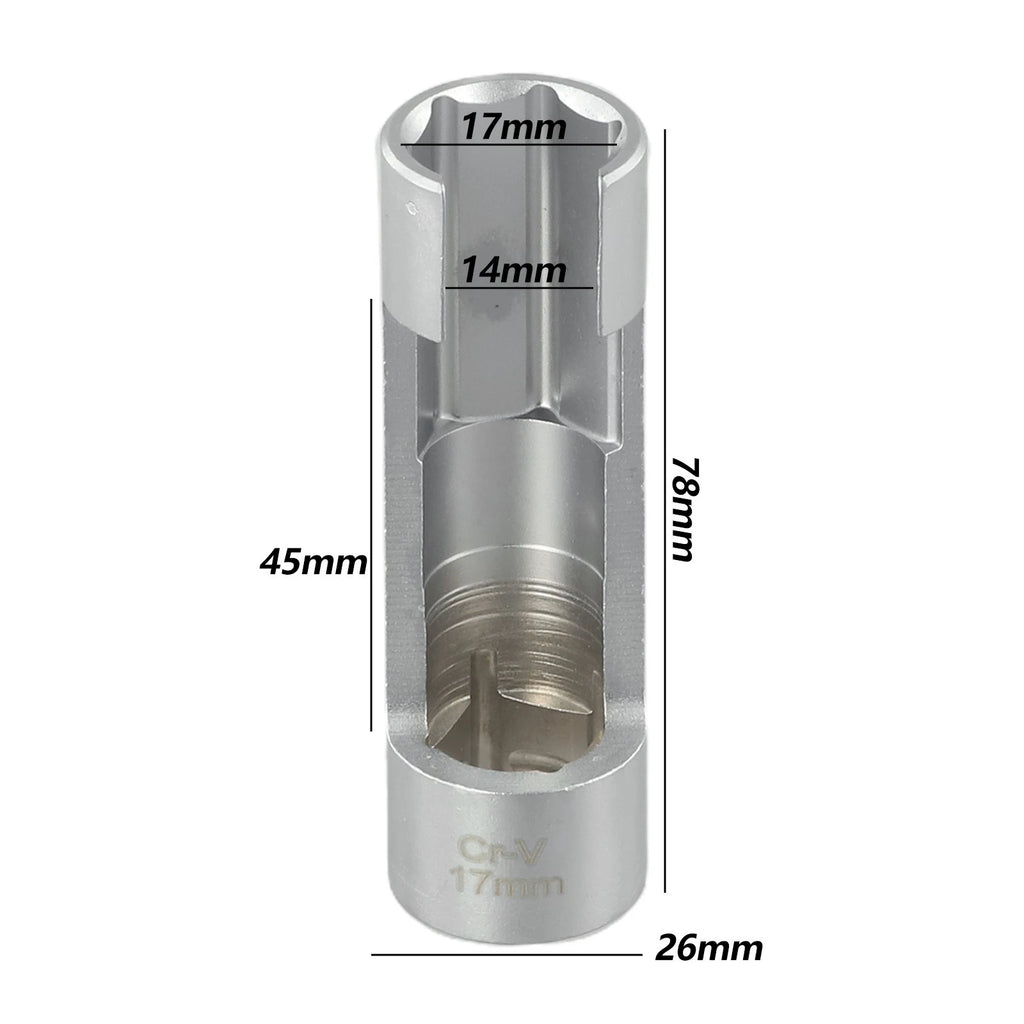 Oxygen Sensor Wrench for - Hexagonal Opening Removal Sleeve