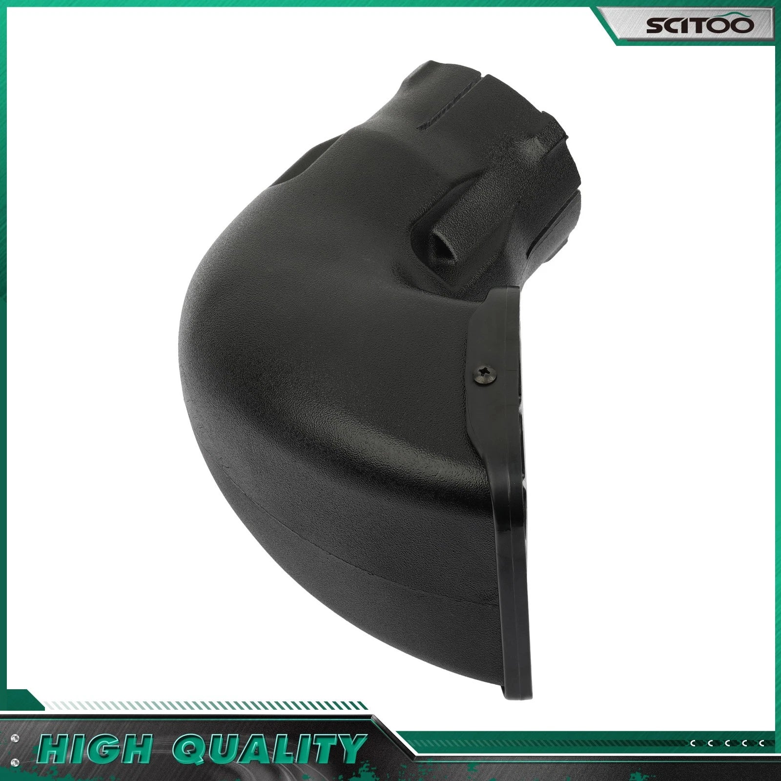 3.5" Auto Air Ram Snorkel Head for Toyota Landcruiser VDJ76/78/79 (LLDPE, Black)