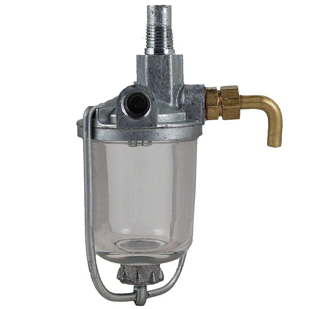 Fuel Sediment Bowl Assembly 17237D for IH Farmall F12 F20 F30 H MW (–)