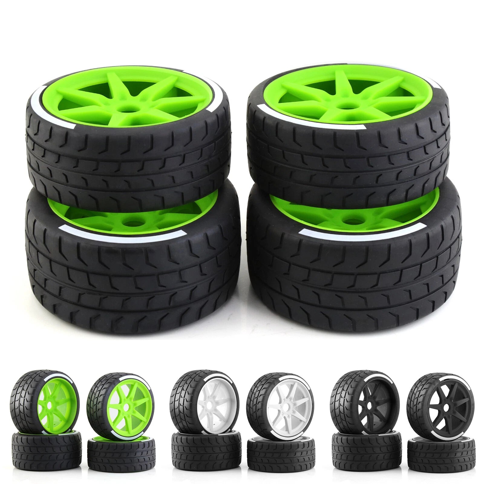 Set of 4 Tire Tyre 17mm Wheel Hex for Arrma 1/7 Felony FSR (2020–2023)