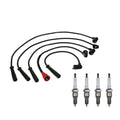 Denso Wire Set & 4 Platinum TT Spark Plugs for Mazda 2.2 L4