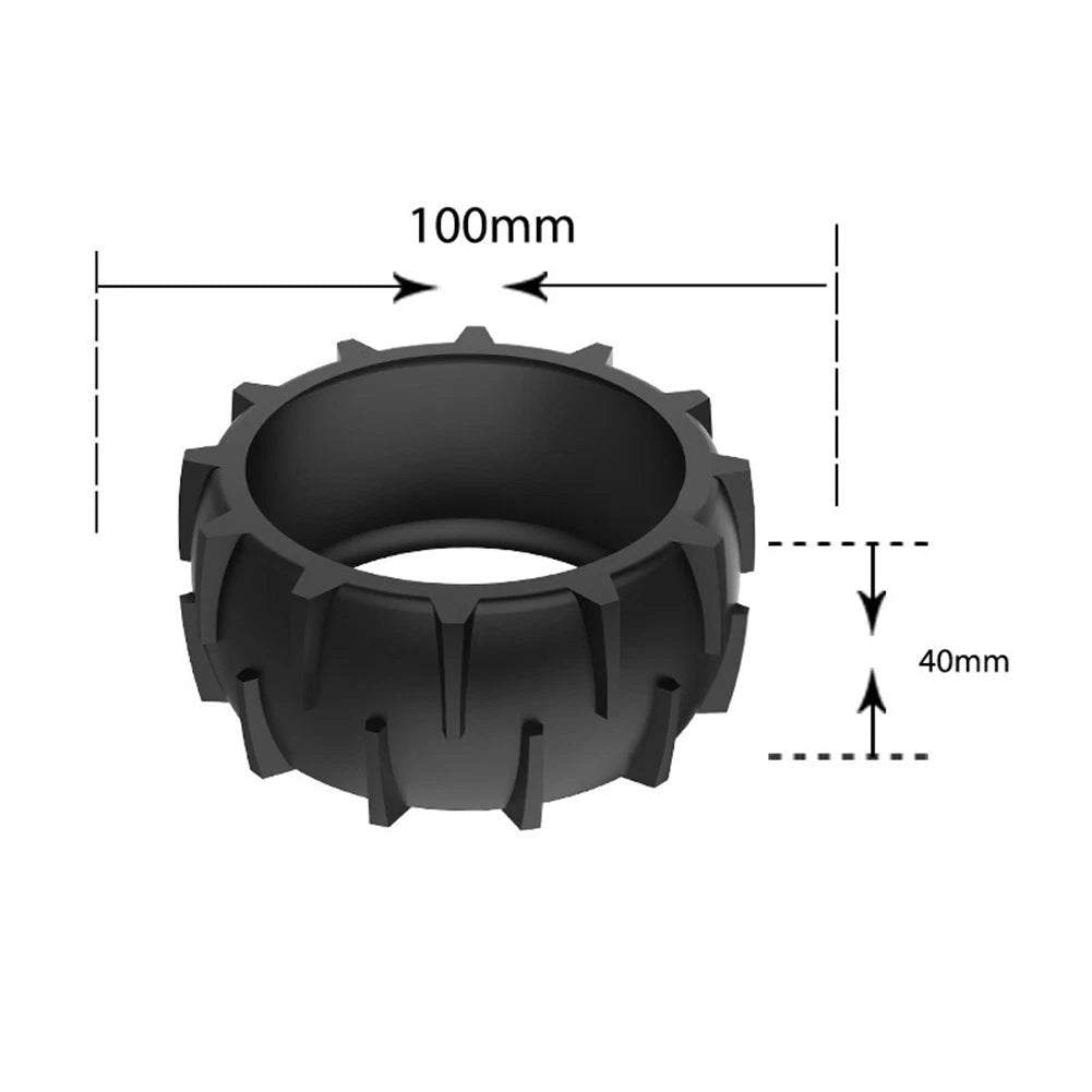 Natural Rubber Wheels with Rugged Tread for Dreame A1 A2