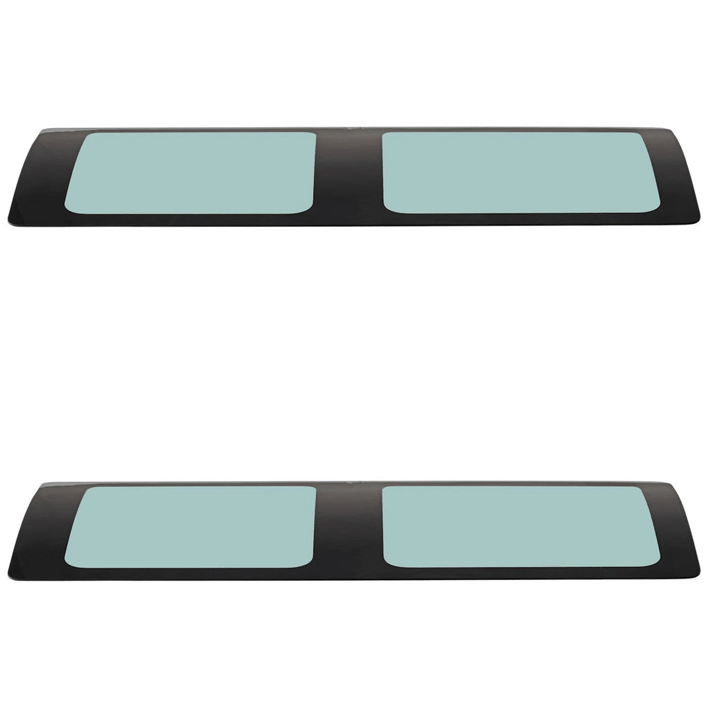 Set of 2 Rear Door Glasses for Chevy Savana 2500