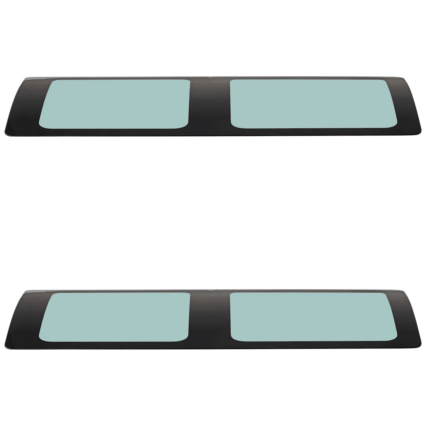 Set of 2 Rear Door Glasses for Chevy Savana 2500