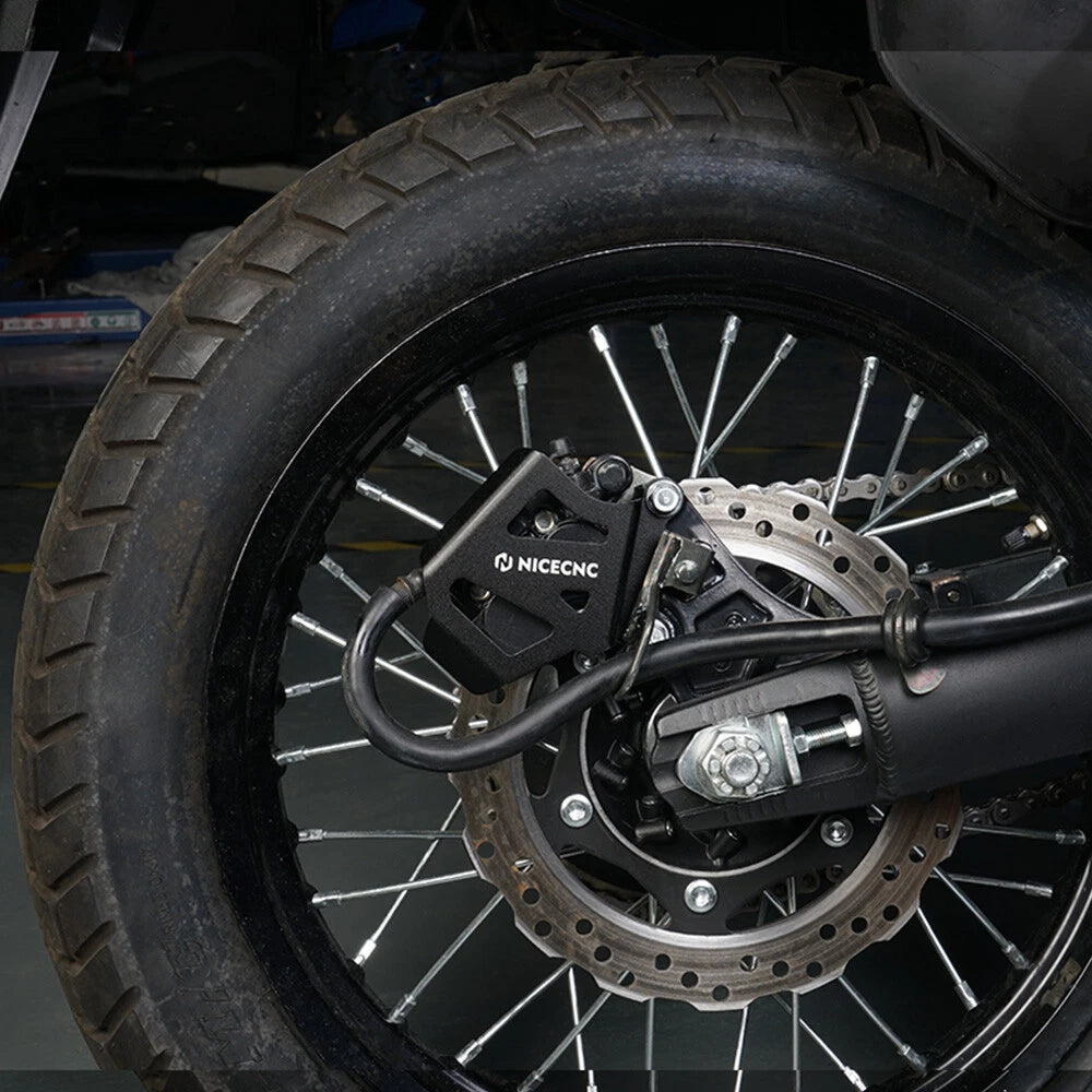 NICECNC Rear Brake Caliper Guard Protector for Kawasaki KLR650 (2008–2024)