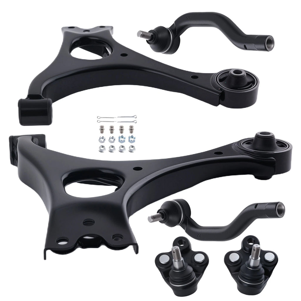 Front Lower Control Arms Ball Joints Tie Rods for Honda Civic (2006–2011)