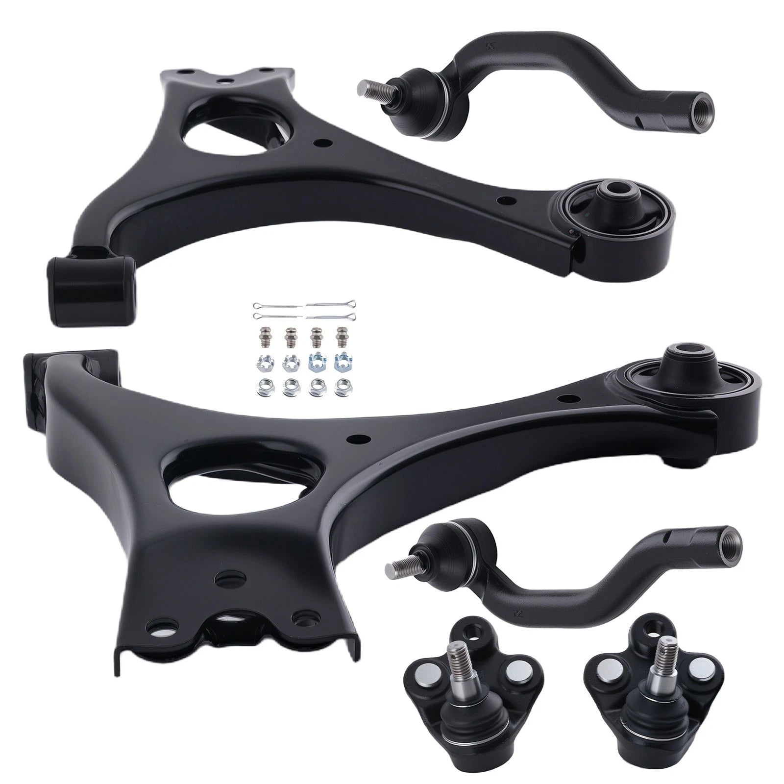 Front Lower Control Arms Ball Joints Tie Rods for Honda Civic (2006–2011)