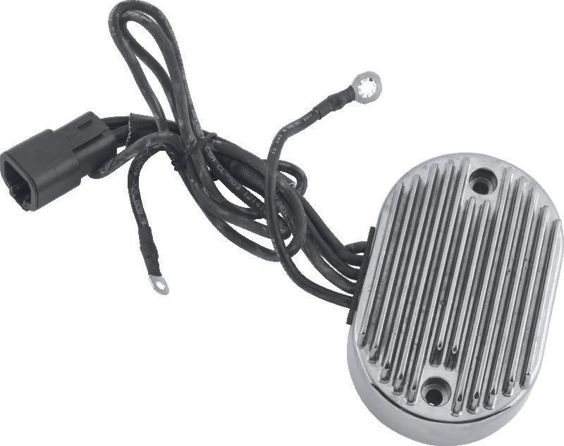 Twin Power Voltage Regulator for Harley-Davidson Softail (2001–2006) Chrome, Replaces 74540-01, 38 Amp