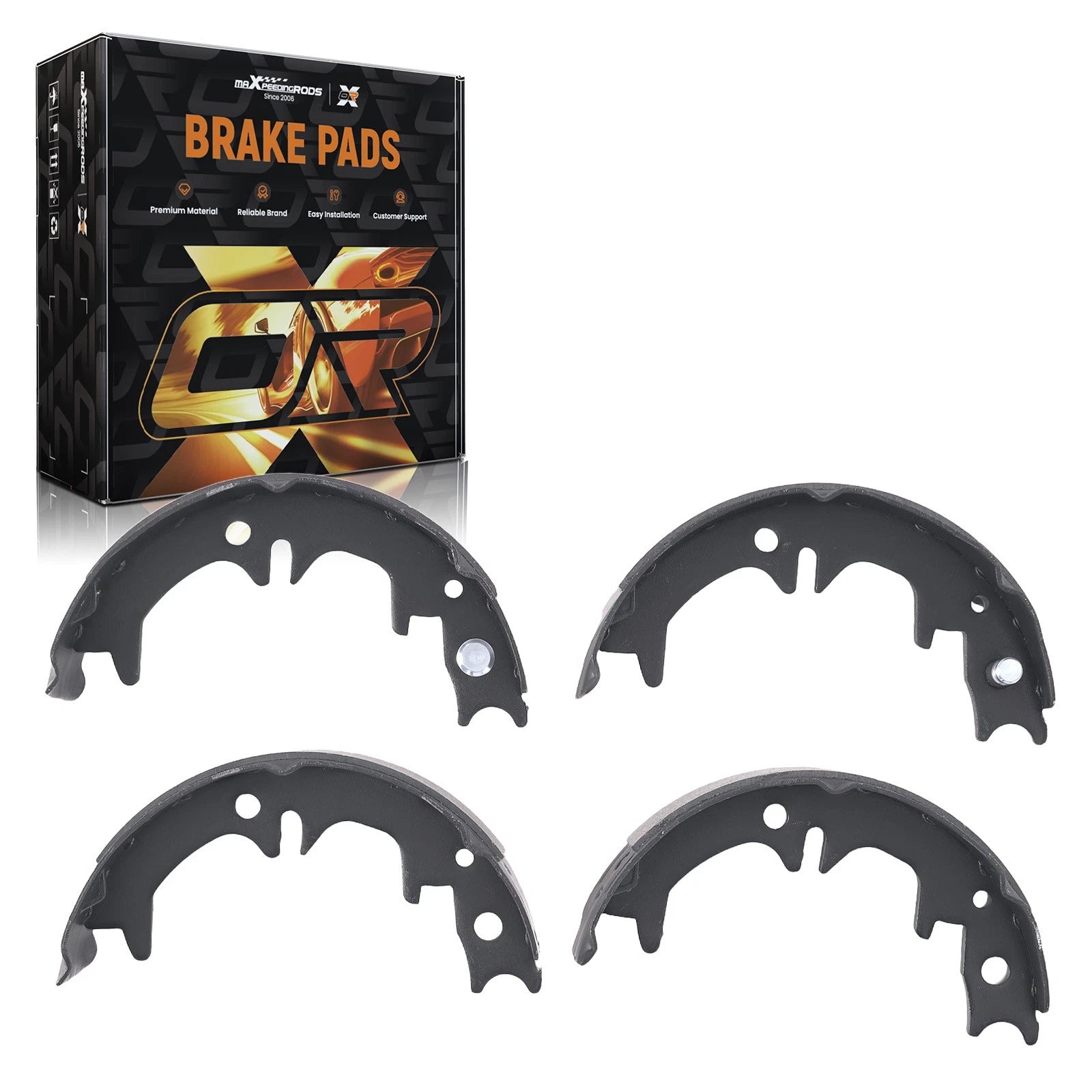 Rear Parking Brake Shoes for Toyota Highlander Camry Avalon 2001–2007/Lexus RX300 2004–2006