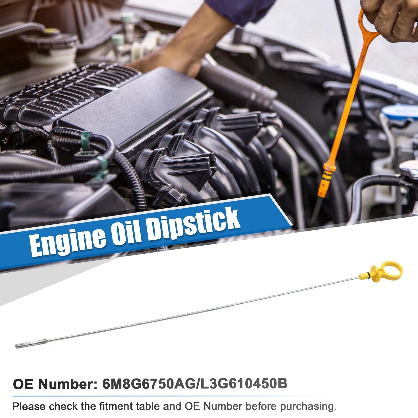 Engine Oil Fluid Level Dipstick for Mazda 5 (No.6M8G6750AG/L3G610450B)