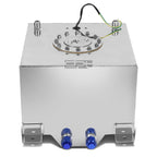 8 Gallon Lightweight Polished Aluminum Race Fuel Cell Tank for