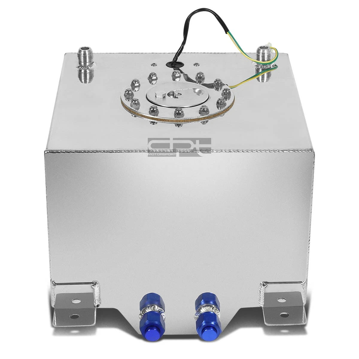 8 Gallon Lightweight Polished Aluminum Race Fuel Cell Tank for