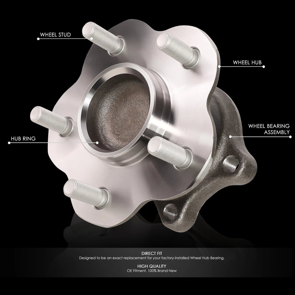 Rear Left/Right Wheel Bearing & Hub for Nissan Altima/Maxima/Quest (2002–2009)