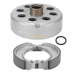 Rear Brake Drum Hub W/Shoes Kit for Honda Fourtrax 300 TRX300 (1988–2000)