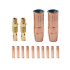 MIG Welding Gun Kit .035" Tip Nozzles for Tweco Mini (#1) 100L