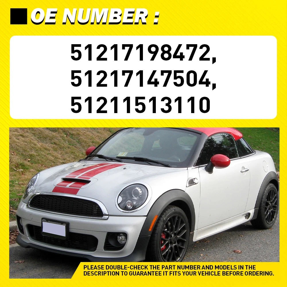 Outside Door Handle for Mini Cooper R50 R52 R55 R57 R58 R59 (2002–2015)