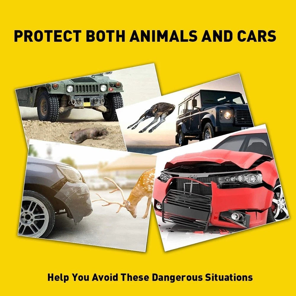 4 Pack Deer Whistles for Car Safety (Universal Fit)