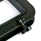 Replacement Window Port Hole for Boat Yacht (15-3/4" x 7-7/8") Black