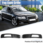 Pair Fog Light Mesh Grille for Audi A6 C6 Avant (2008–2011)