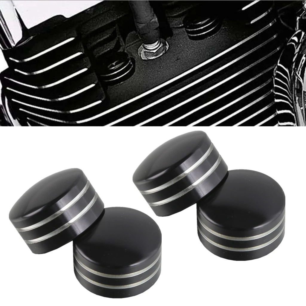 Set of 4 Head Bolt Covers for Harley Sportster XL 883 1200 (1986–2017)