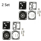 Set of 2 Carburetor Overhaul Rebuild Kit for Husqvarna 346XP 350 353 (RB-122)