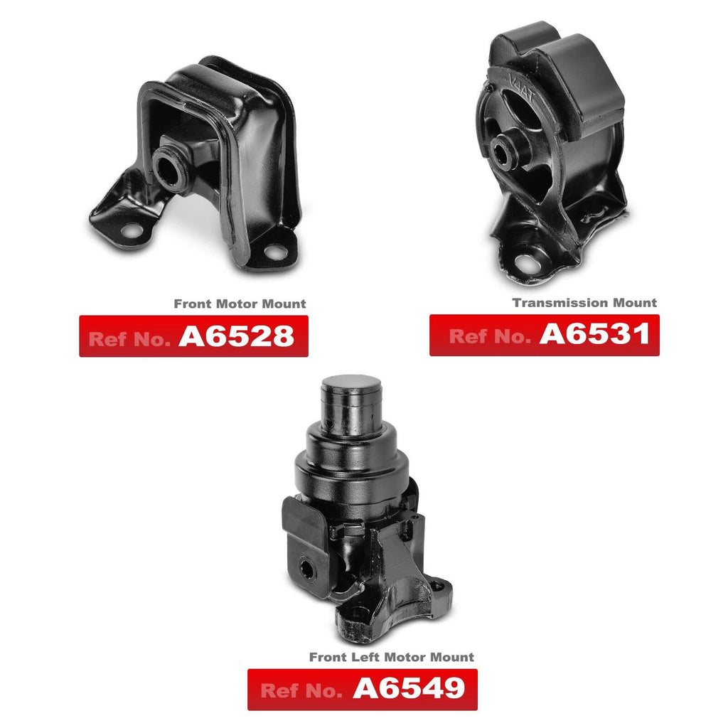 3X Engine Motor & Transmission Mount for Honda Accord (1994-1997)
