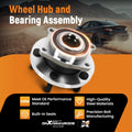 5 Bolt Front Wheel Hub Assembly for Chrysler 200 (2011–2014) 513263 WE60909