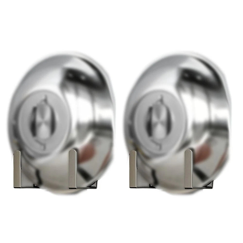 Stainless Steel Pot Lid and Cutting Board Rack for Kitchen (Wall Mounted)