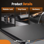 6.5 Feet Soft Roll-Up Tonneau Cover for Dodge Dakota (1997-2004)