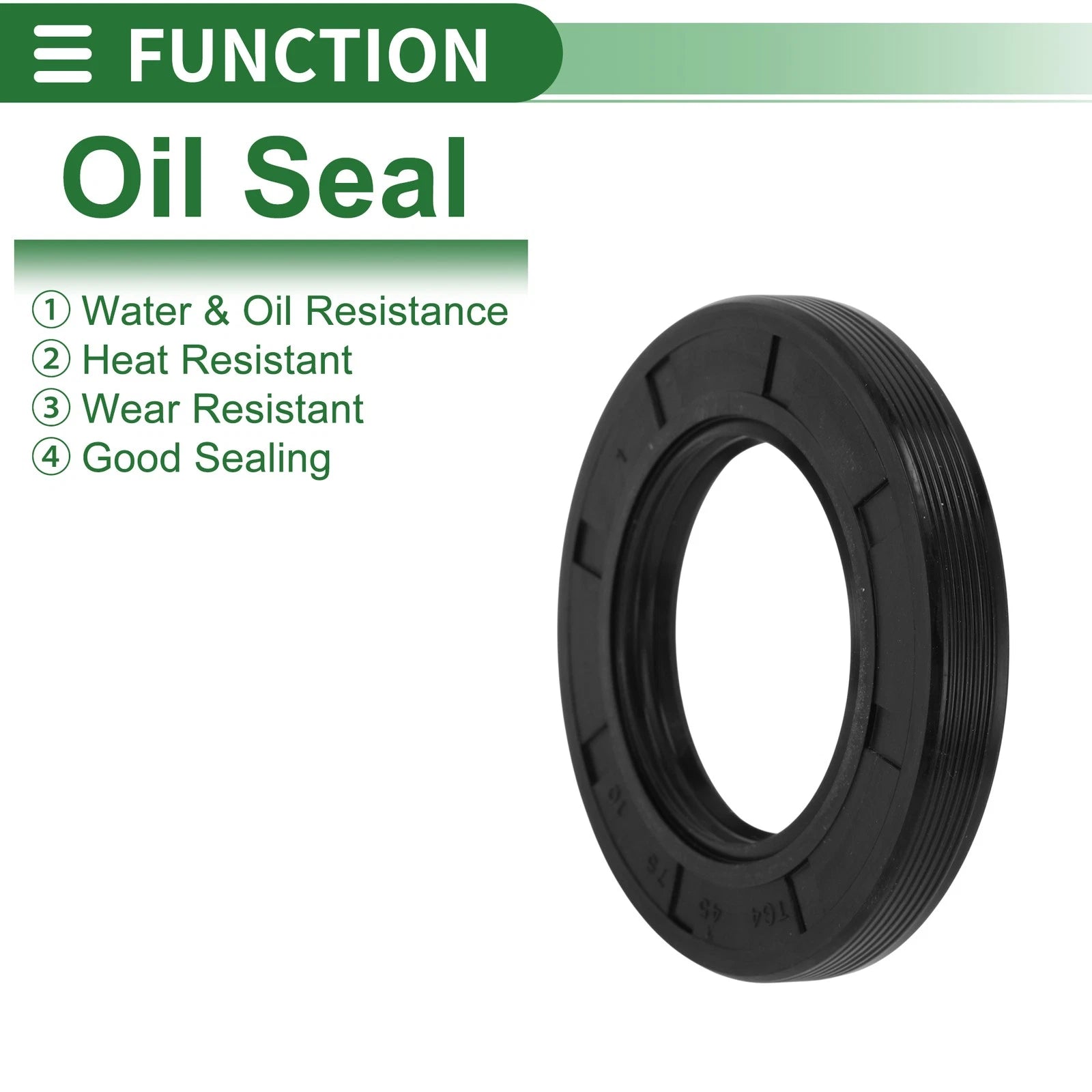 Oil Seal for Rotary Shaft (45x75x10mm) NBR Rubber High Pressure