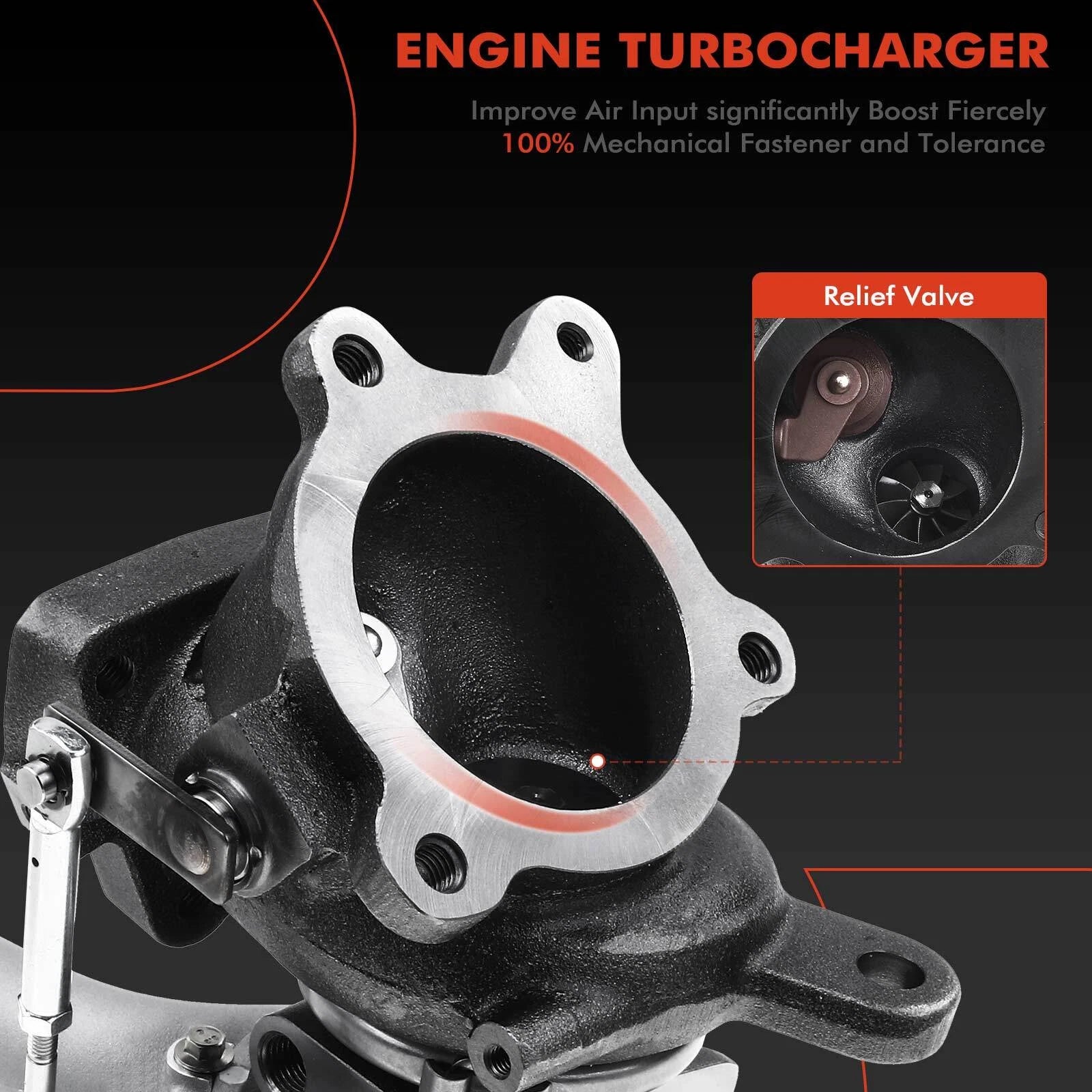 2X Twin Turbo Turbocharger for Ford Explorer, Flex, Lincoln
