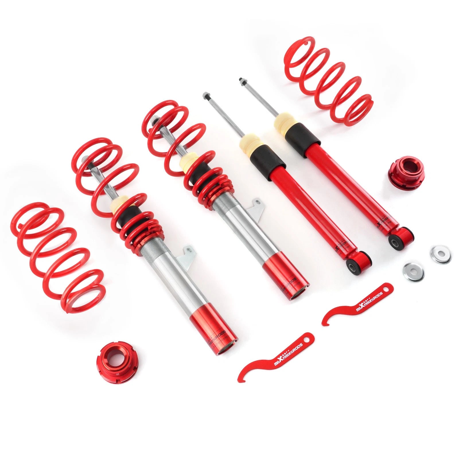 Coilover Struts for VW Golf MK5 MK6 Jetta (2006–2014) Suspension Spring Kit