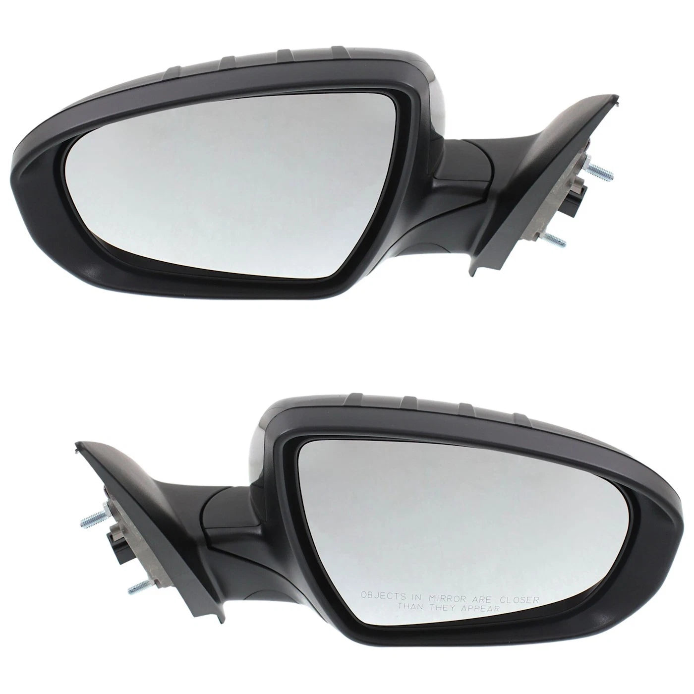 Set of 2 Heated Mirrors for Kia Optima (2014–2015) Manual Fold Paintable